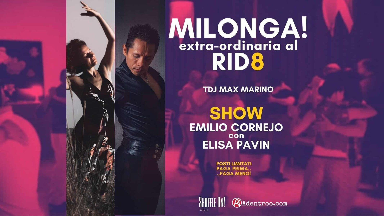 Milonga e show di folklore argentino